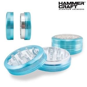 HAMMERCRAFT 2PC CLEAR TOP GRINDERS - Trendies Smoke and Vape