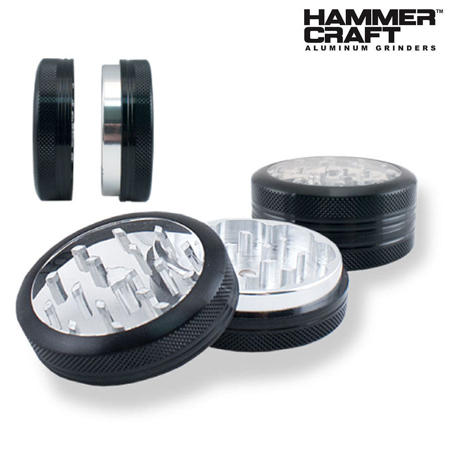 HAMMERCRAFT 2PC CLEAR TOP GRINDERS - Trendies Smoke and Vape