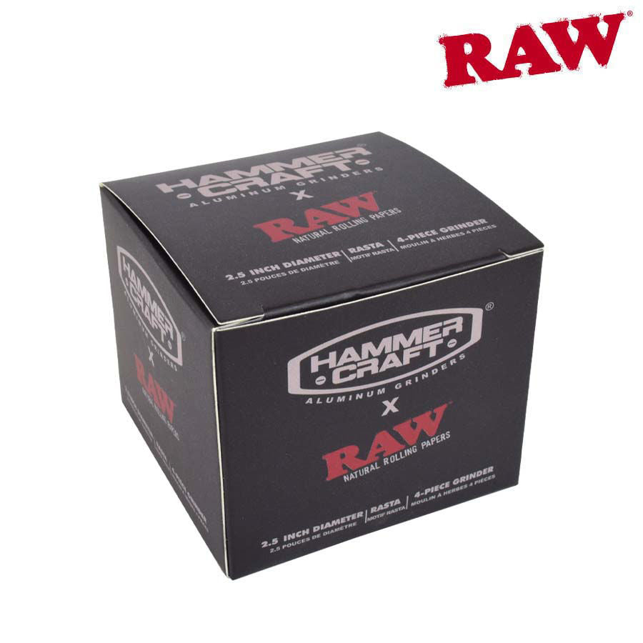 RAW x HAMMERCRAFT ALUMINUM CNC GRINDER - Trendies Smoke and Vape