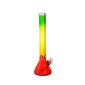 18" Day Glow Beaker - Trendies Smoke and Vape