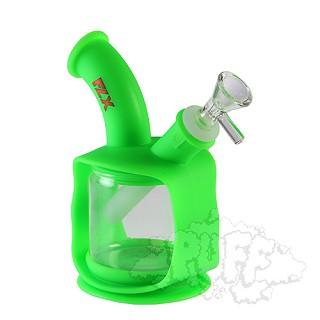 FLX Silicone Dekatron Bong 6″ - Trendies Smoke and Vape