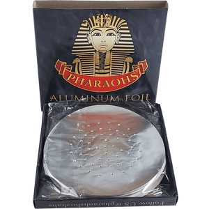 PRE-CUT PRE-PUNCHED ALUMINUM FOIL 100 SHEET/ PACK - Trendies Smoke and Vape
