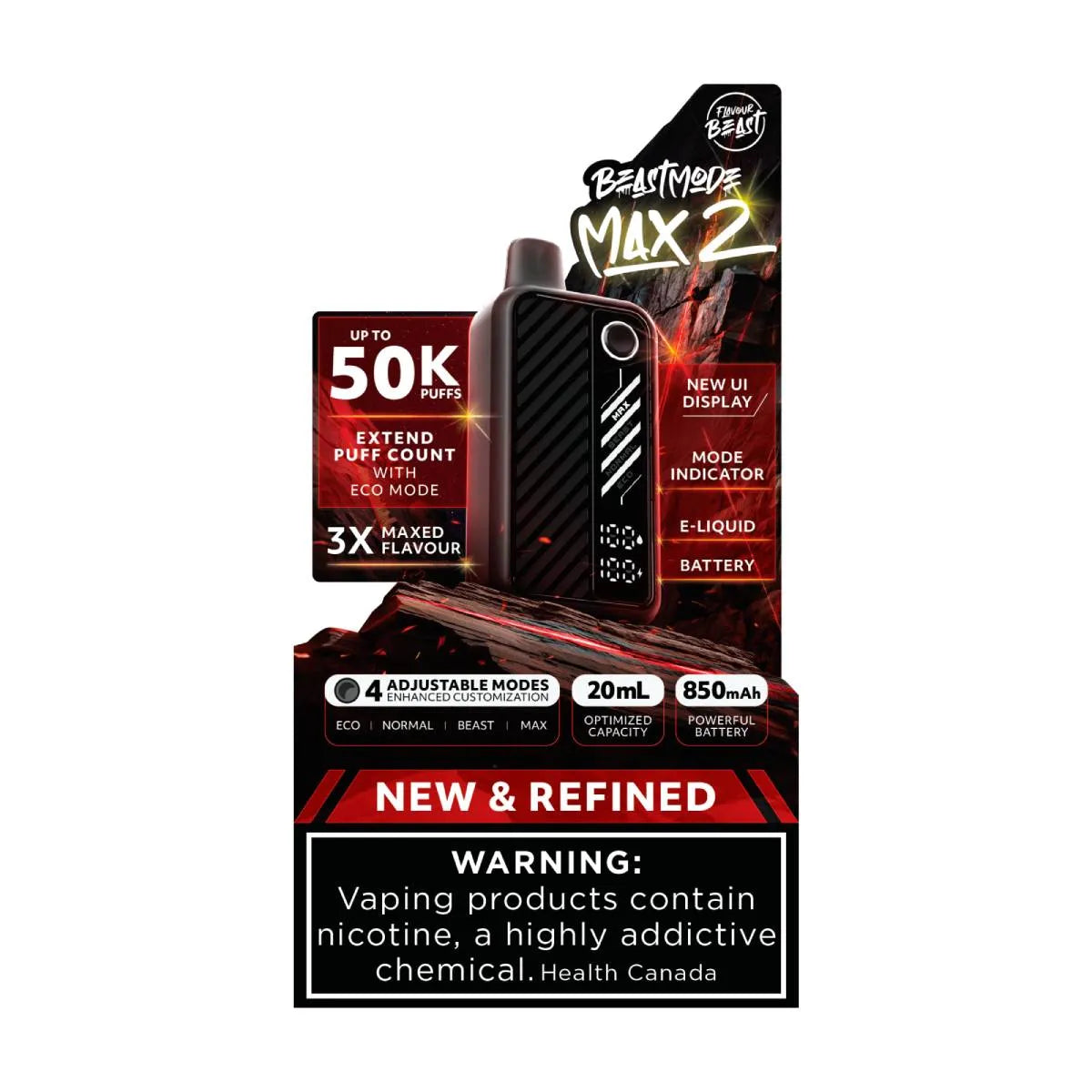Flavour Beast Mode Max 2 Disposable Vape Trendies Smoke and Vape Flavour Beast Mode Max 2 Disposable Vape Trendies Smoke and Vape