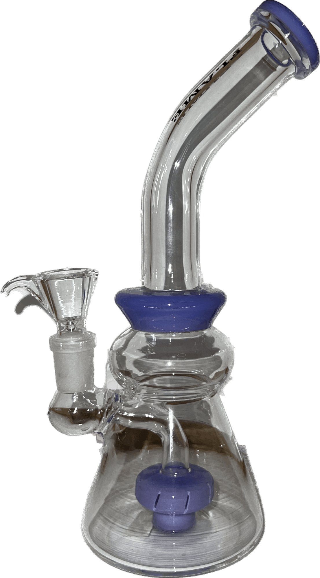 Flame Angled Medium Bongs