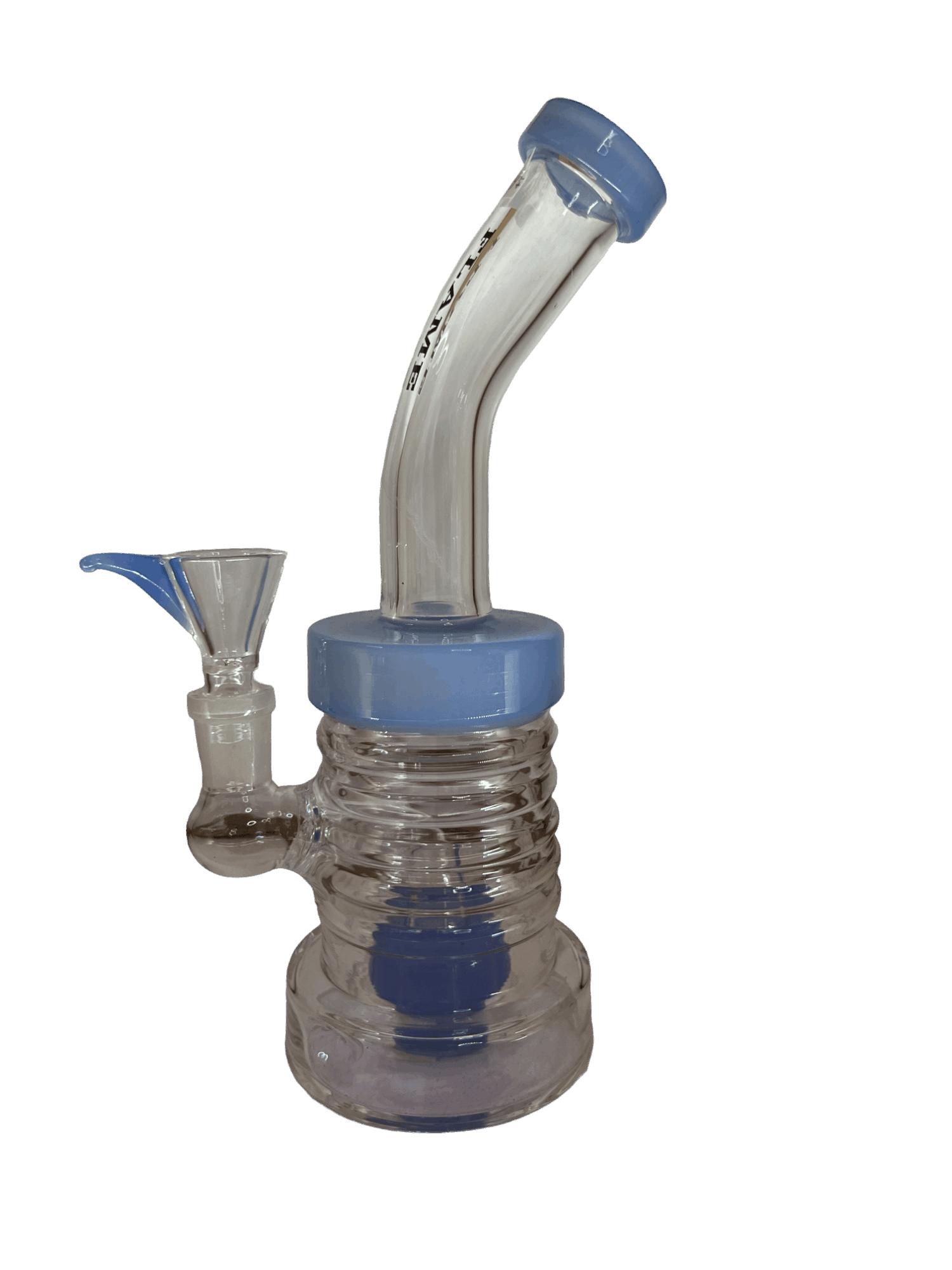 Flame Angled Medium Bong