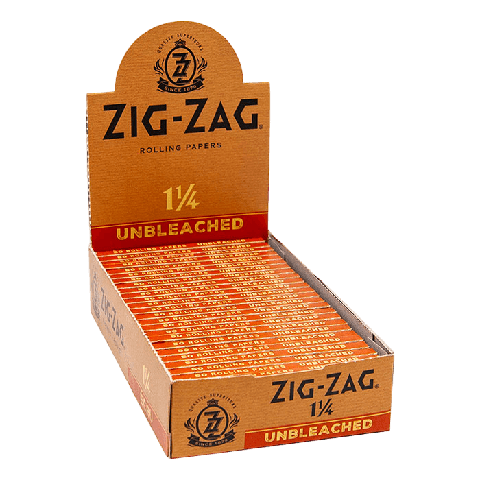 ZigZag Unbleached 1¼ Size 50 Rolling Papers - Trendies Smoke and Vape