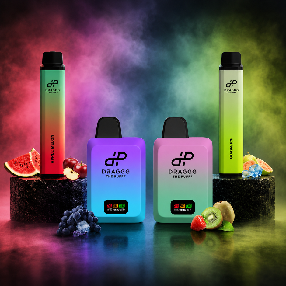 DRAGGG Mini vs DRAGGG 4000 Intense: A Closer Look at Two Modern Disposable Vape Styles