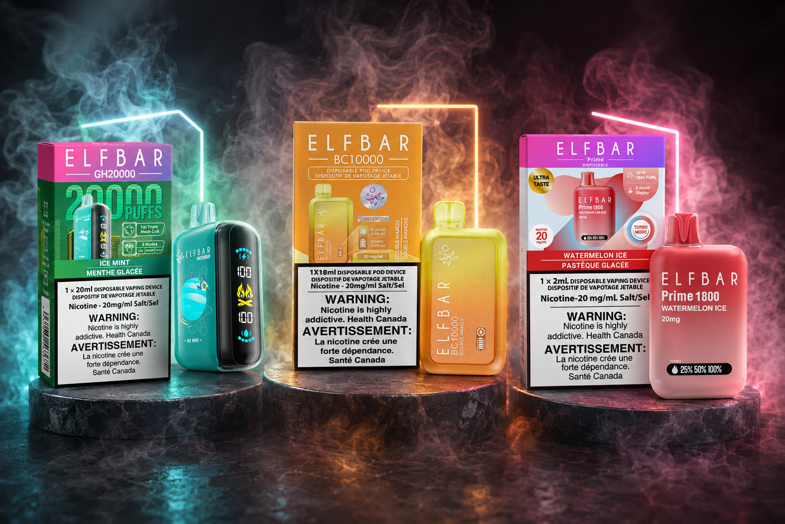 Exploring the New Generation of Elfbar Disposable Vapes: From the Elfbar 20K to the Prime 1800