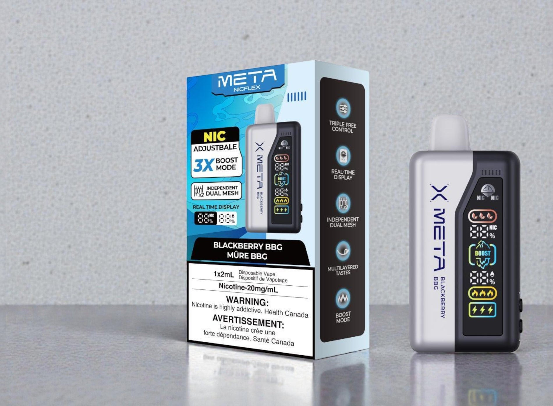 Meta Nicflex 40K Disposable Vape – 40,000 Puff Device Overview