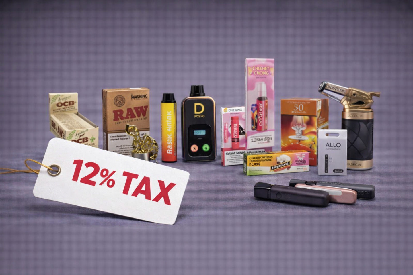 12% tax applied vape products including devices, pods, and accessories at Trendies Smoke Canada