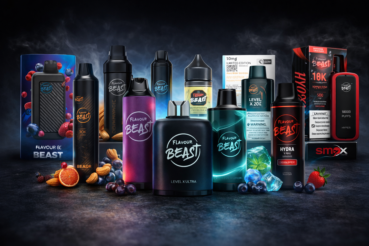 Flavour Beast premium disposable vape with rich flavor and smooth vapor performance
