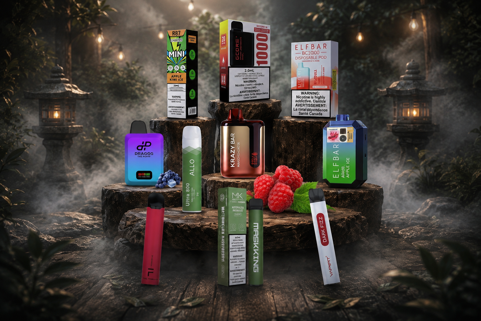 Low Puff Vapes (< 10k puffs)
