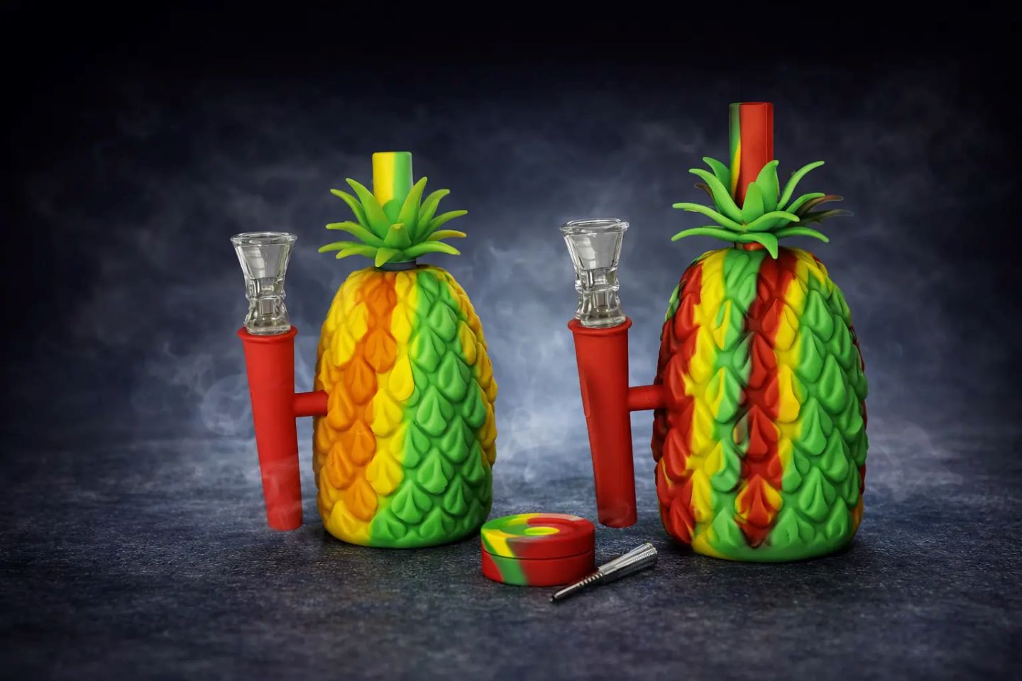 “Heat-resistant silicone bong ideal for home and on-the-go sessions”