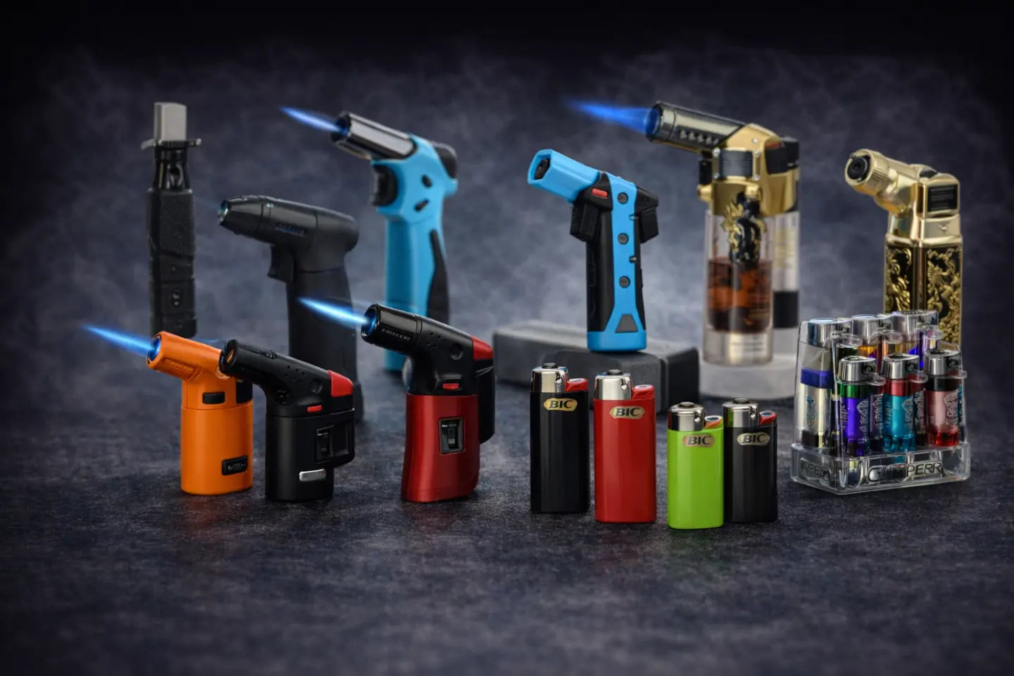 Modern pocket lighter with sleek design and strong flame