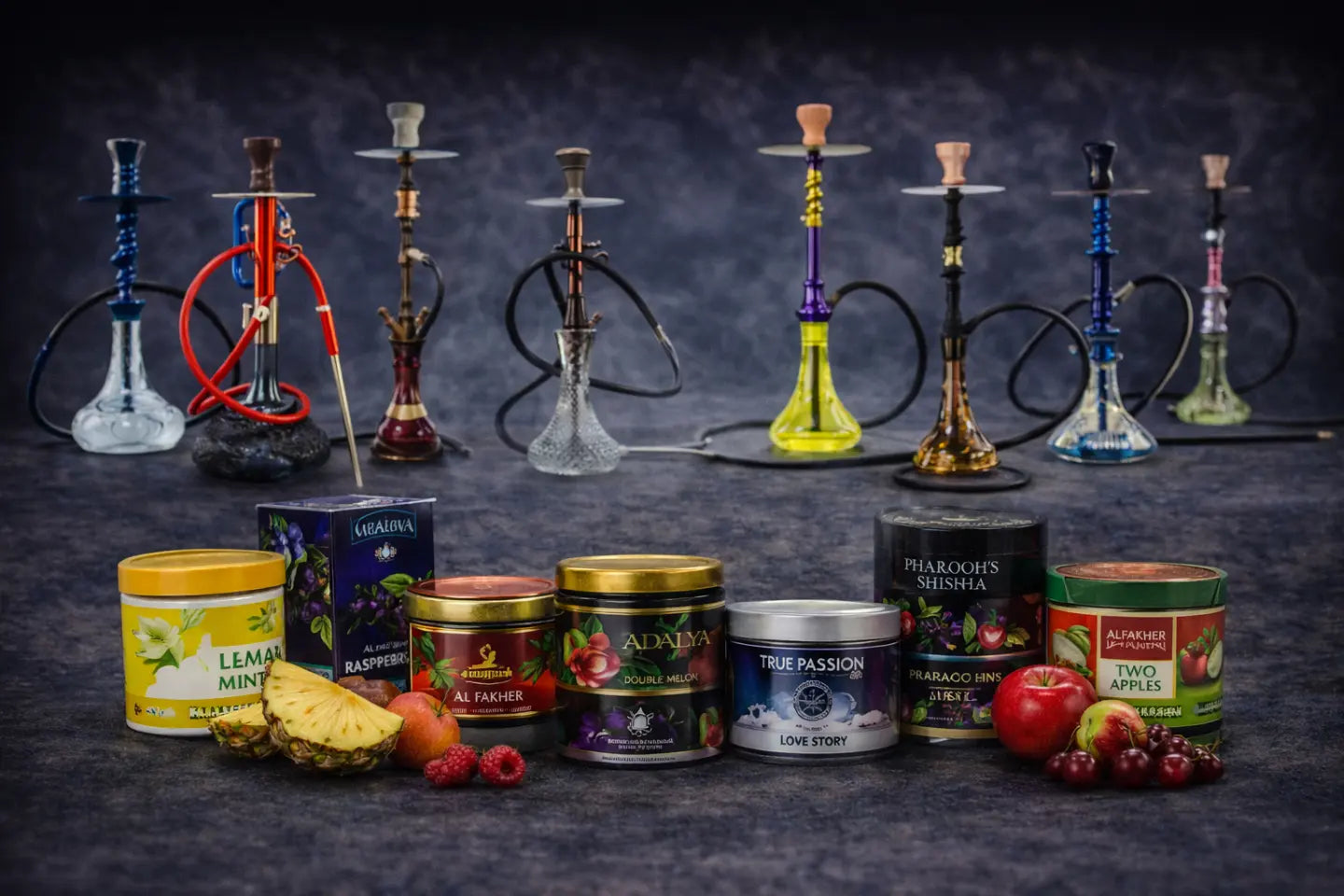 Premium shisha tobacco flavors available at Trendies Smoke Canada
