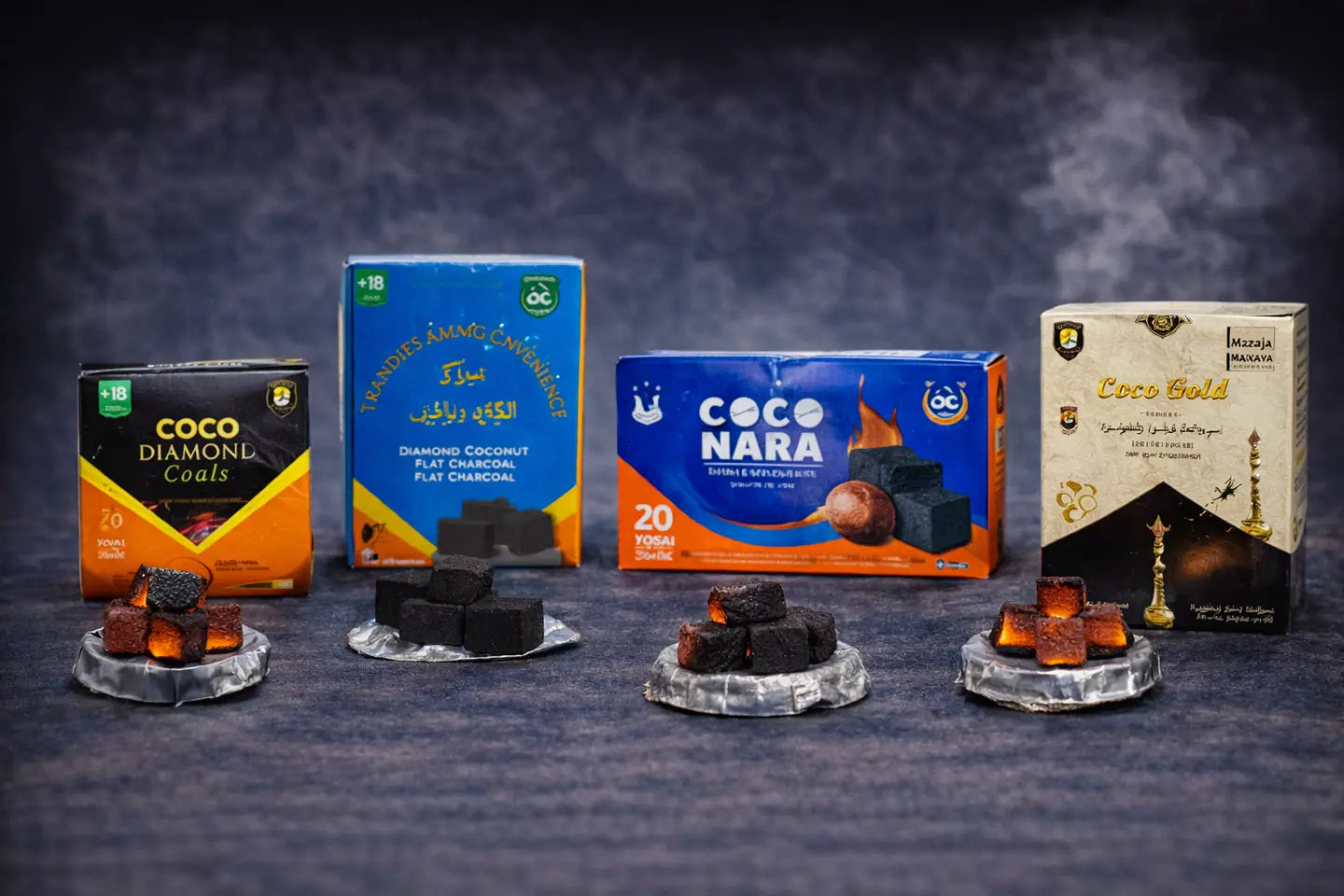 Premium hookah coal for long-lasting heat and smooth shisha sessions