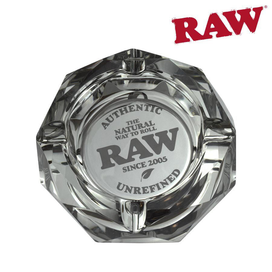 RAW GLASS ASHTRAY - Trendies Smoke and Vape