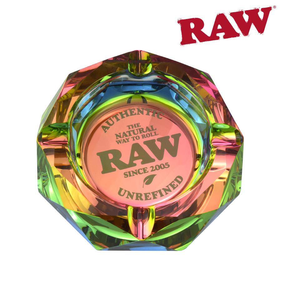 RAW GLASS ASHTRAY - Trendies Smoke and Vape