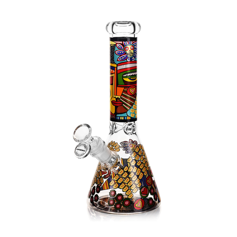 10" 5mm Mandala Maiden Glass Bong