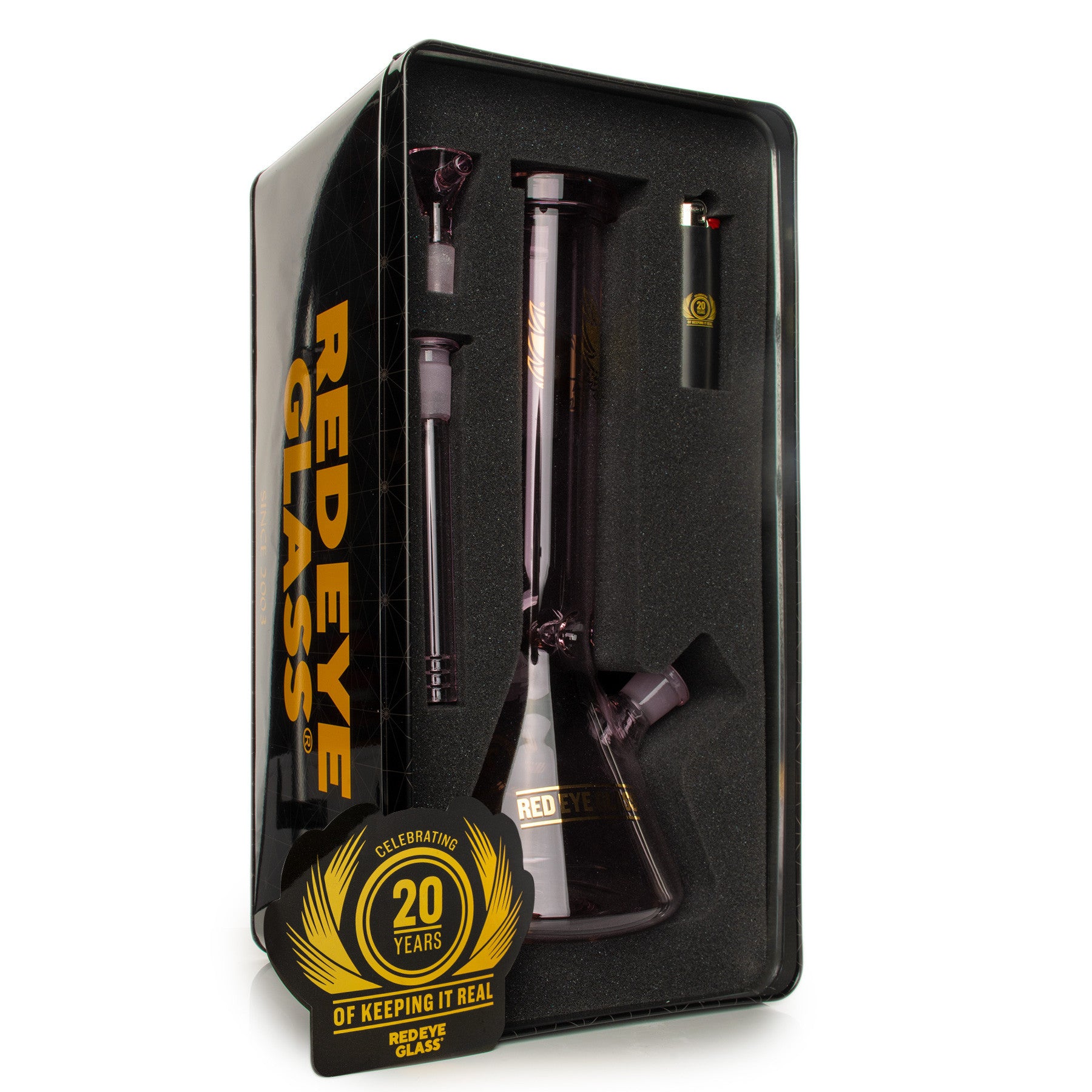 12" 20th Anniversary Beaker Base Water Pipe - Trendies Smoke and Vape