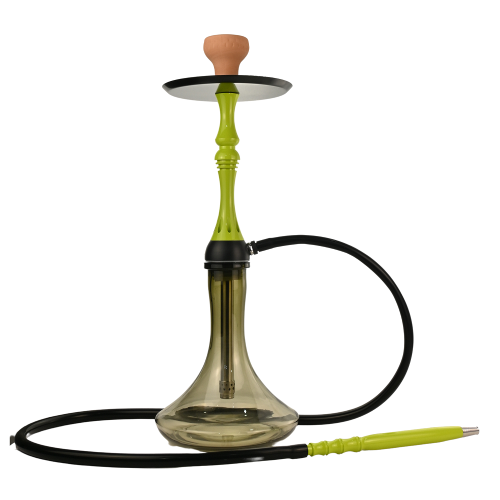 20" Arsenal Neon Glow Clear Base Hookah