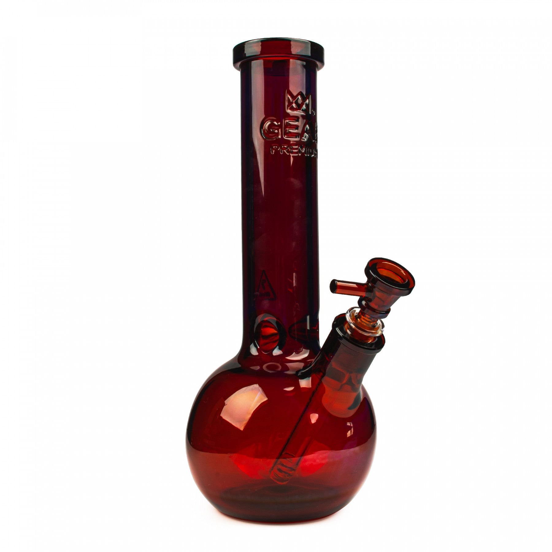 12" 7mm Thick Bubble Tube W/Debossed Logo - Trendies Smoke and Vape