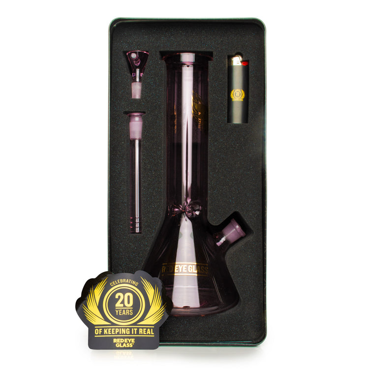 12" 20th Anniversary Beaker Base Water Pipe - Trendies Smoke and Vape