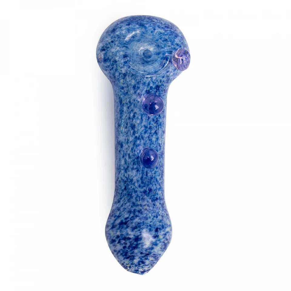 3" Spoon Hand Pipe W/Dots