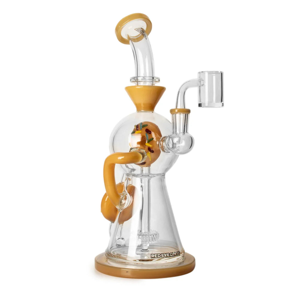 12" Donut Concentrate Recycler Jade Yellow