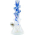 14" Beaker Base w/ Knuckle & Colourful Ball & Spiral Wrap - Trendies Smoke and Vape