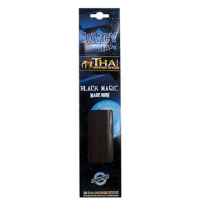 Pack of Juicy Jay's Thai Incense Sticks in Black Magic flavor on a white background