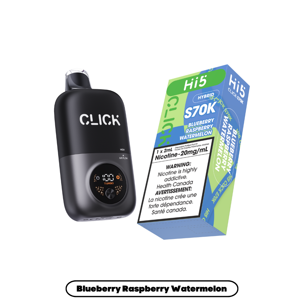 Hi 5 Click Hybrid 70k Trendies Smoke and Vape Hi 5 Click Hybrid 70k Trendies Smoke and Vape
