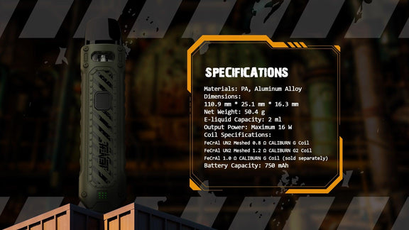 Caliburn Tenet - Trendies Smoke and Vape