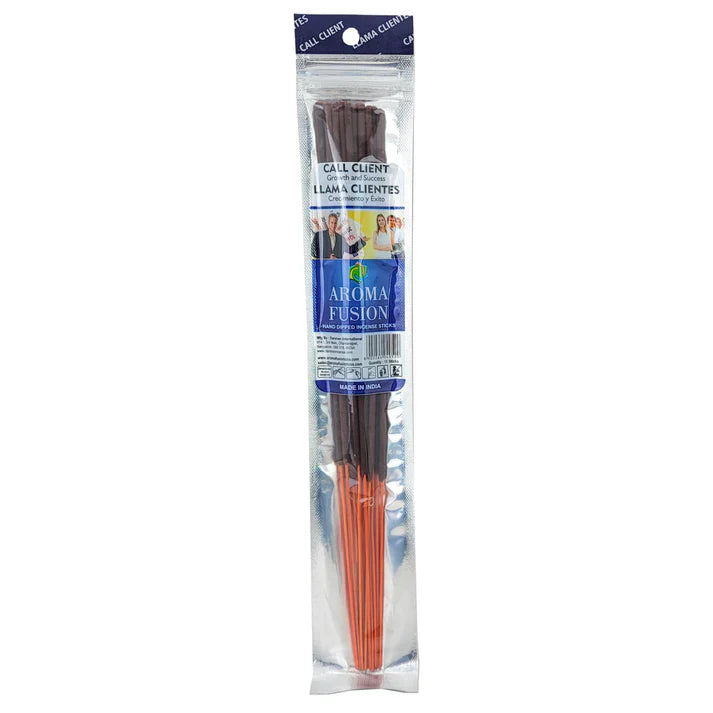 Packaged incense sticks with a visible brand label on a white background