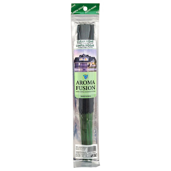 Packaged incense sticks with Aroma Fusion branding on a white background