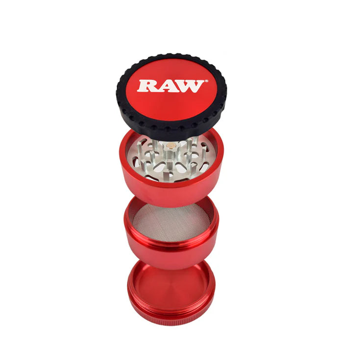 Raw 4pc Life Grinder Black w/ Clear Body