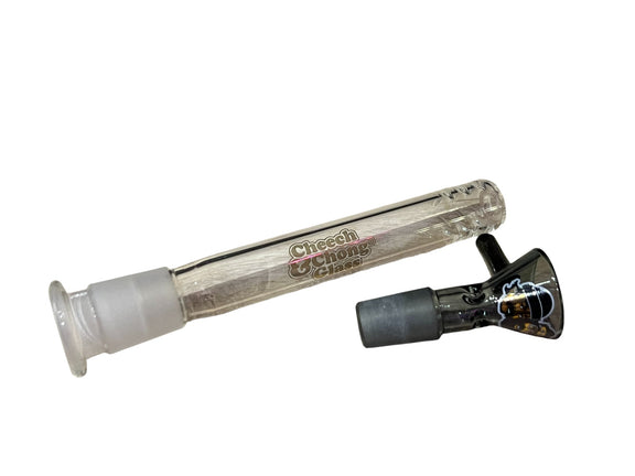 Cheech Cyclone glass smoking accessory on a white background