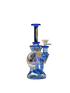 9 inch Dark Blue Recycler Bong - Trendies Smoke and Vape