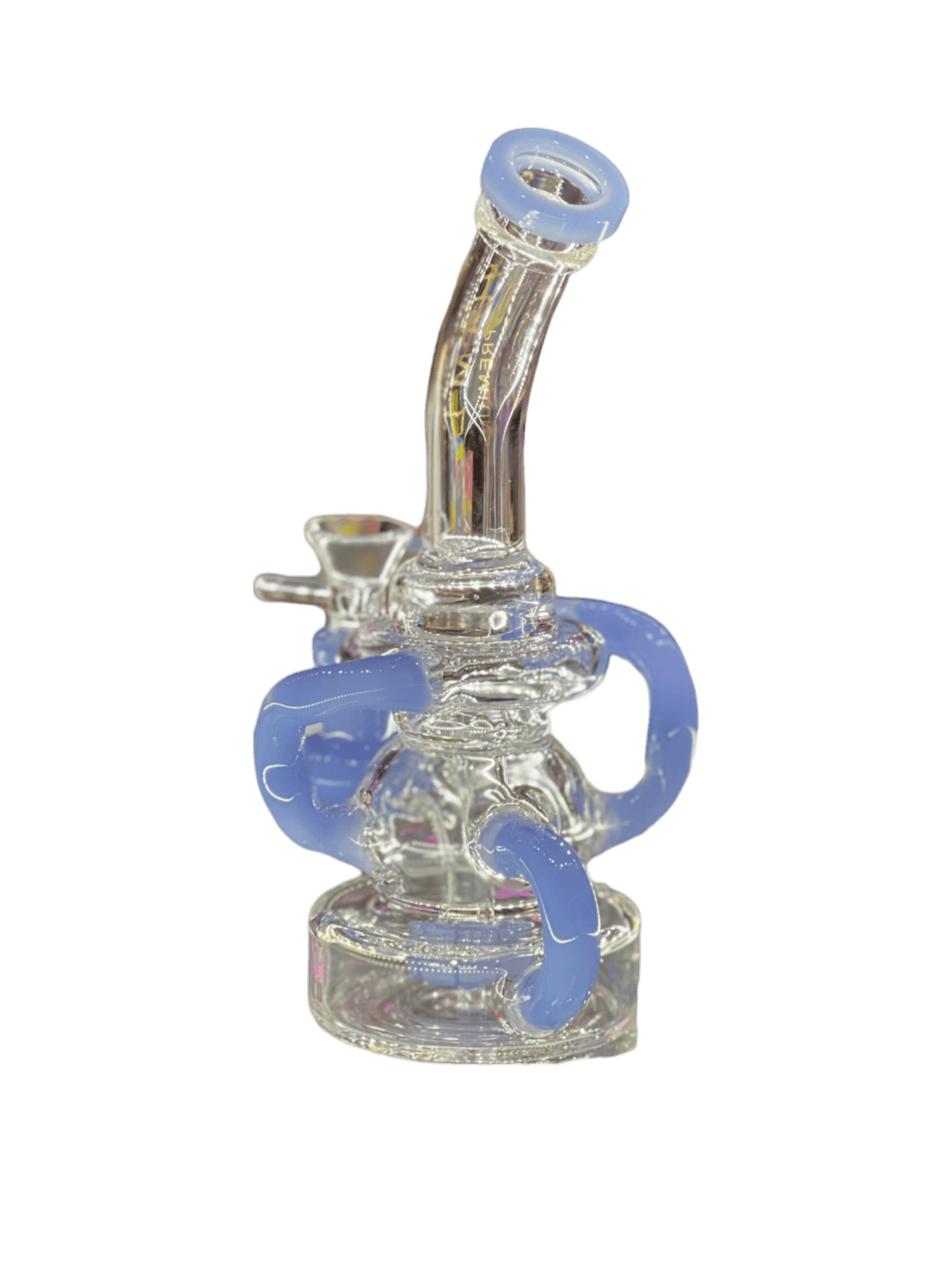 8.5 inch Perc Recycler & Three Chamber Stem - Trendies Smoke and Vape