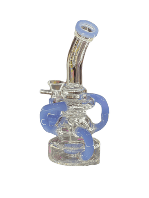 8.5 inch Perc Recycler & Three Chamber Stem - Trendies Smoke and Vape