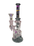 12 INCH TALL A-LINE PERC RECYCLER ANGLE BOWL STEM AND CHAMBER STEM - Trendies Smoke and Vape