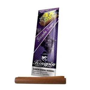 Kingpin Goomba Grape tobacco wrap packaging on a white background
