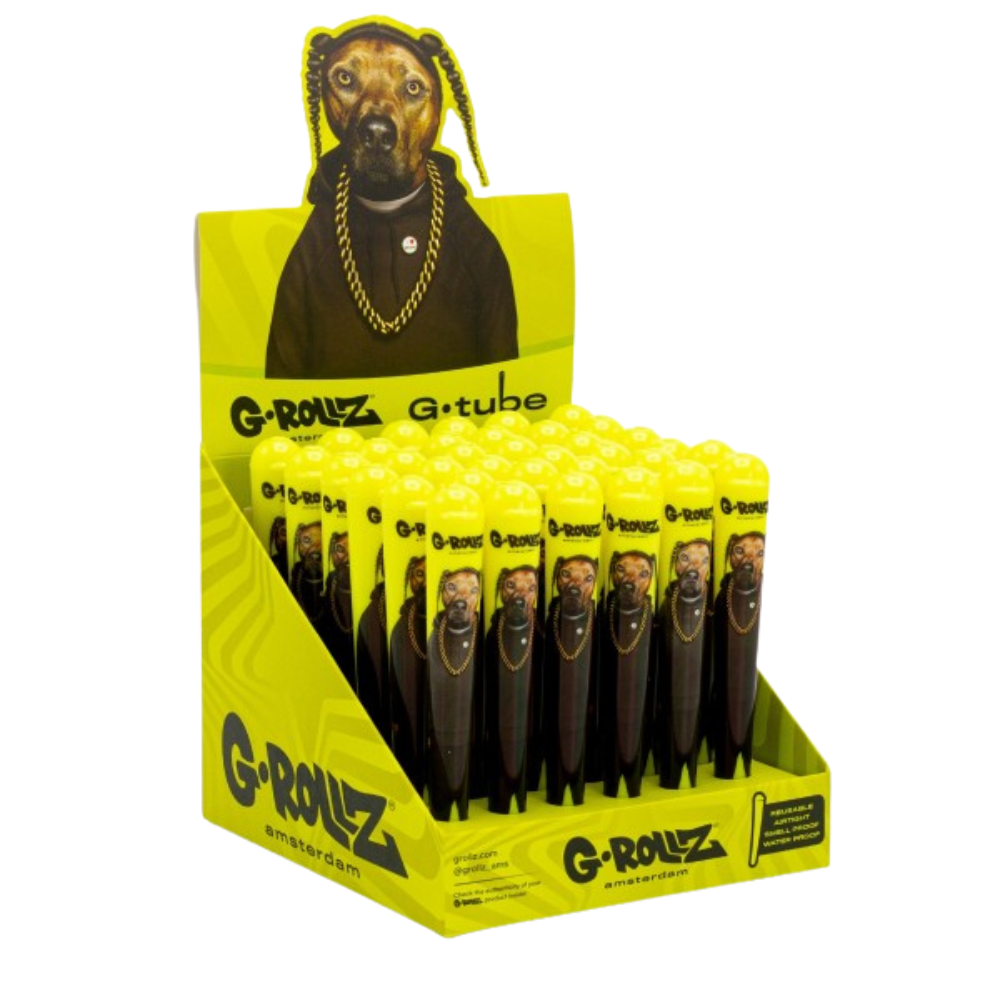G-Rollz G-Tube 'Rap' Yellow Cone Holder