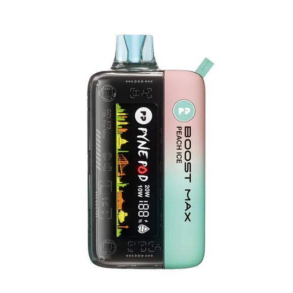 Vape device with gradient design on a white background