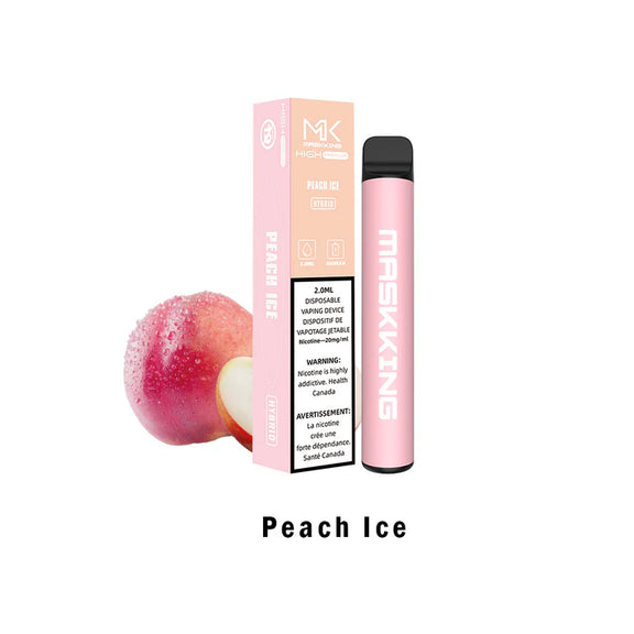 A product image showing a disposable vape with its packaging and a mint leaf nearby, indicating the flavor 'Cool Mint'.