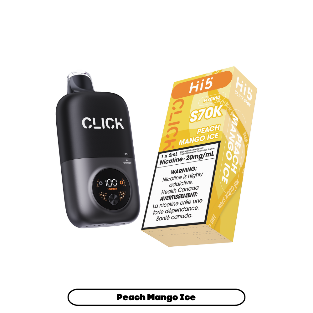 hi 5 vape flavors Hi 5 Click Hybrid 70k – Trendies Smoke and Vape
