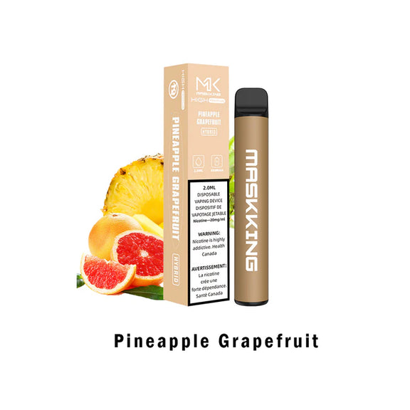 A product image showing a disposable vape with its packaging and a mint leaf nearby, indicating the flavor 'Cool Mint'.