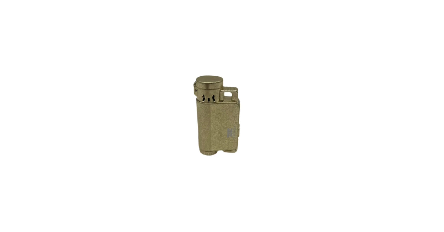 Tactical flashlight with pouch on a white background