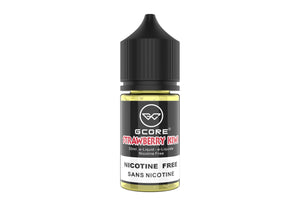 Vape juice bottle with 'Gcore' branding on a white background