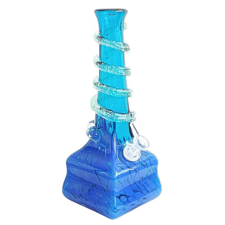 12" Eiffel Tower with Glow in Dark Swirl - Trendies Smoke and Vape